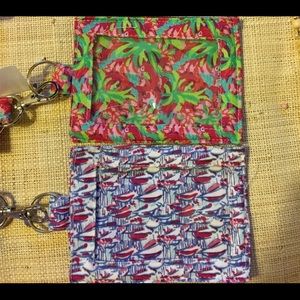 BUNDLE ADD-ON $5 Lilly Inspired ID Holders with Lanyards